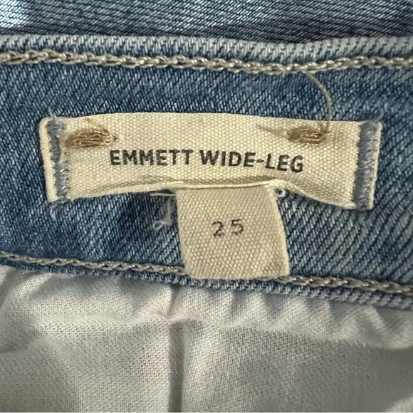 Madewell Emmett Wide Leg Crop Welt Pocket Edition Size 25 - Picture 6 of 10